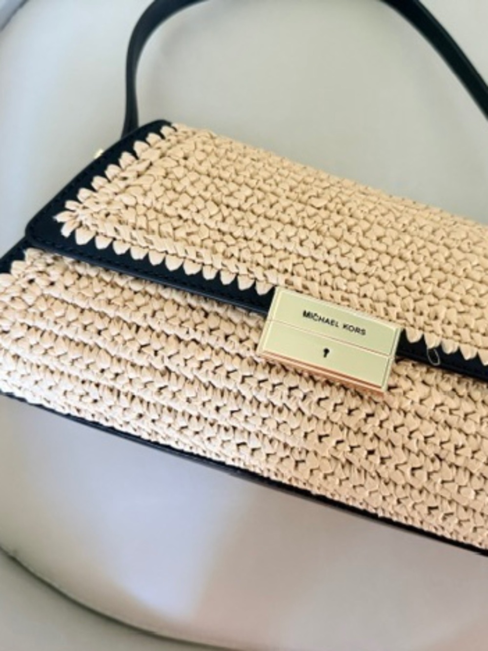 Michael Kors ~ Woven Raffia Shoulder/Handbag